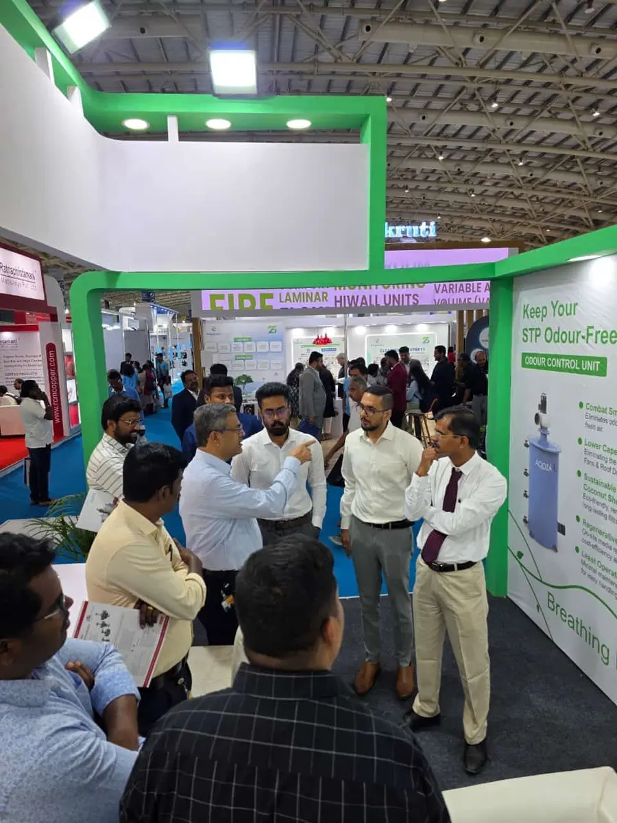 AQOZA at ACREX 2025, BIEC (Bangalore International Exhibition Centre), Bangalore