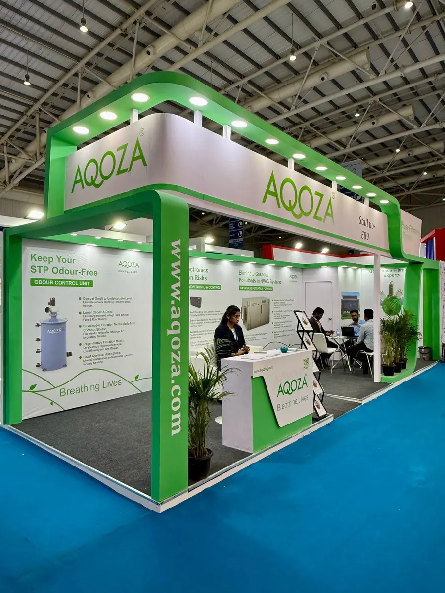 AQOZA at ACREX 2025, BIEC (Bangalore International Exhibition Centre), Bangalore